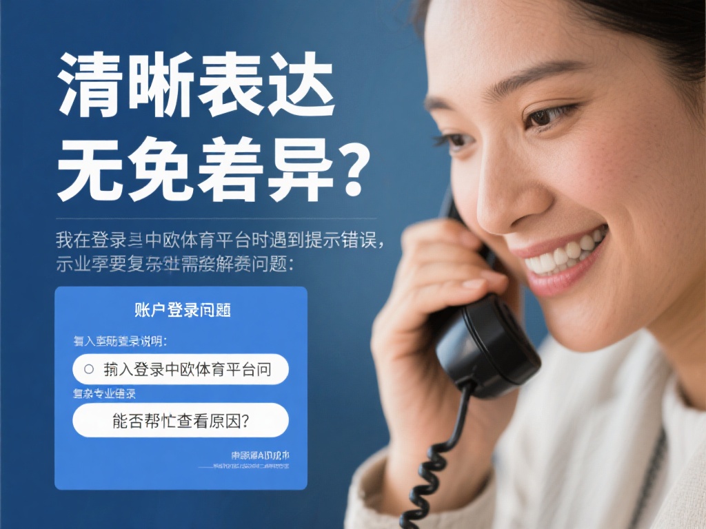 清晰表达，避免歧义
在通话中，尽量用简洁的语言描