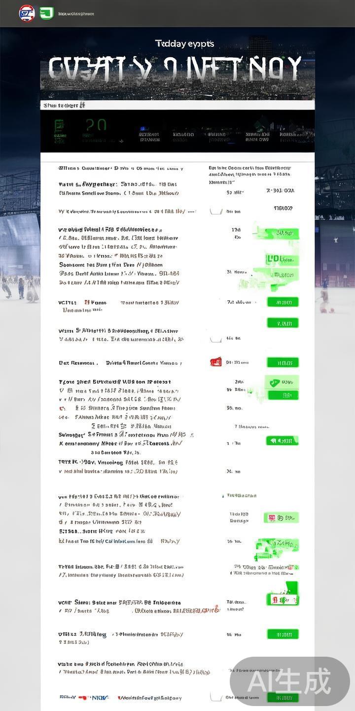 赛事实时信息推送：首页设有“今日赛事”专区，展示当